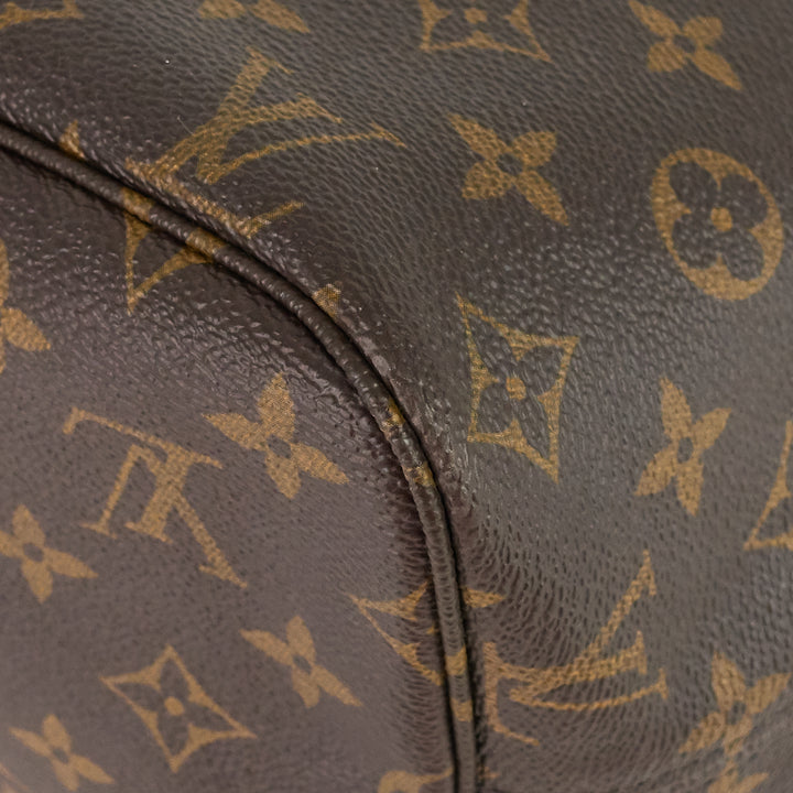 neverfull mm monogram canvas tote bag