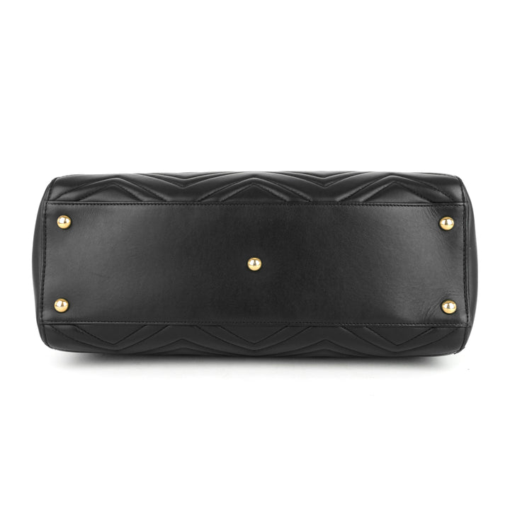 marmont medium matelassé calfskin tote bag