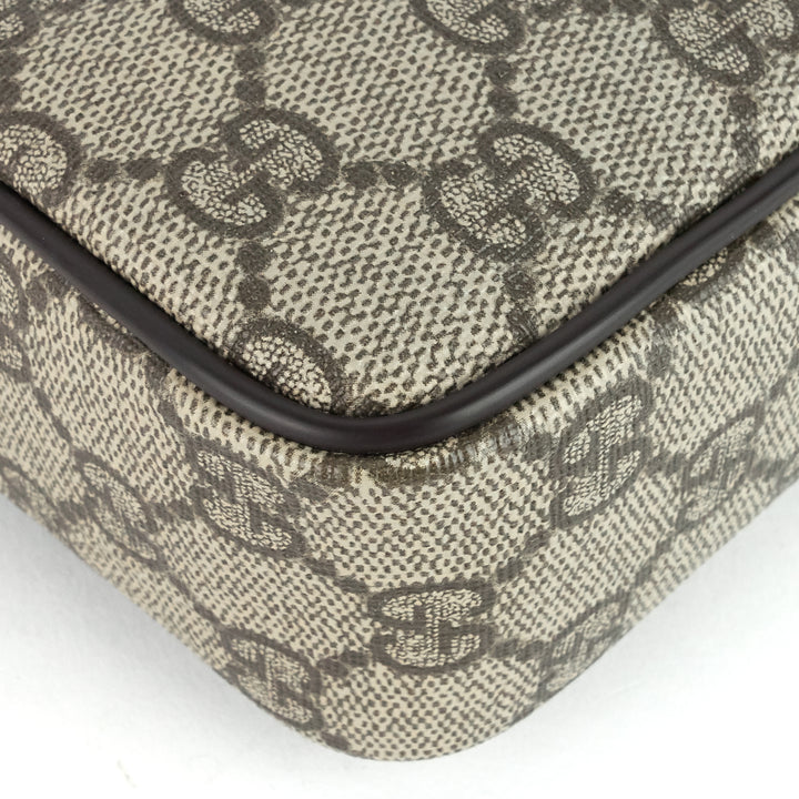 front zip gg supreme canvas camera bag