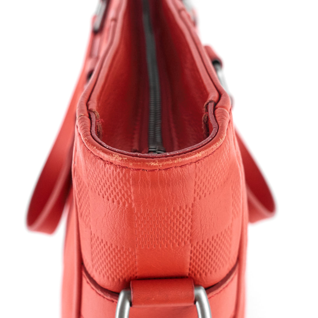 tadao pm damier infini leather tote bag
