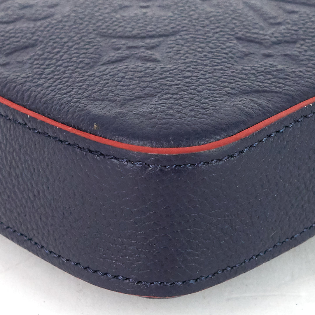 félicie pochette monogram empreinte leather bag