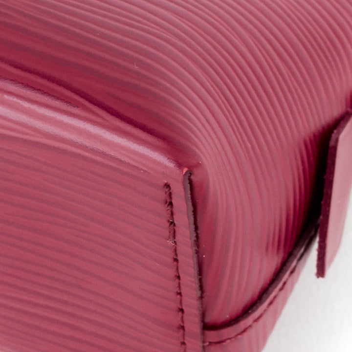 cosmetic epi leather pouch