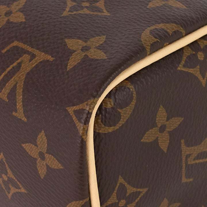 speedy nano monogram canvas bag