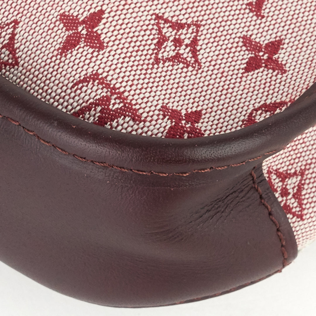 marjorie monogram mini lin canvas bag