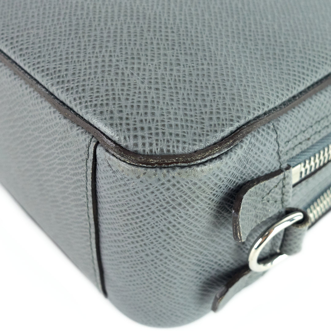 pavel taiga leather clutch bag
