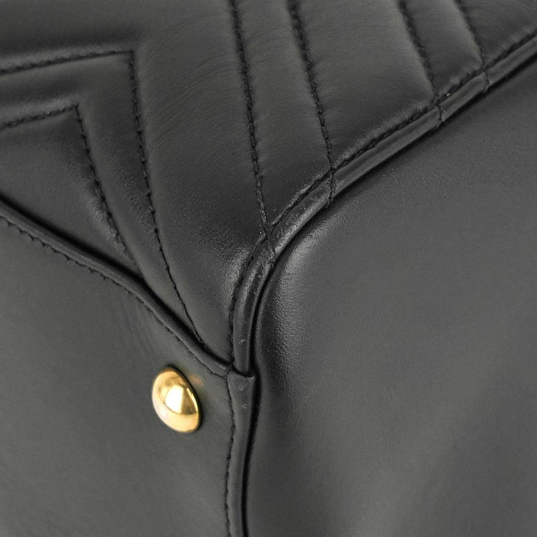 marmont medium matelassé calfskin tote bag