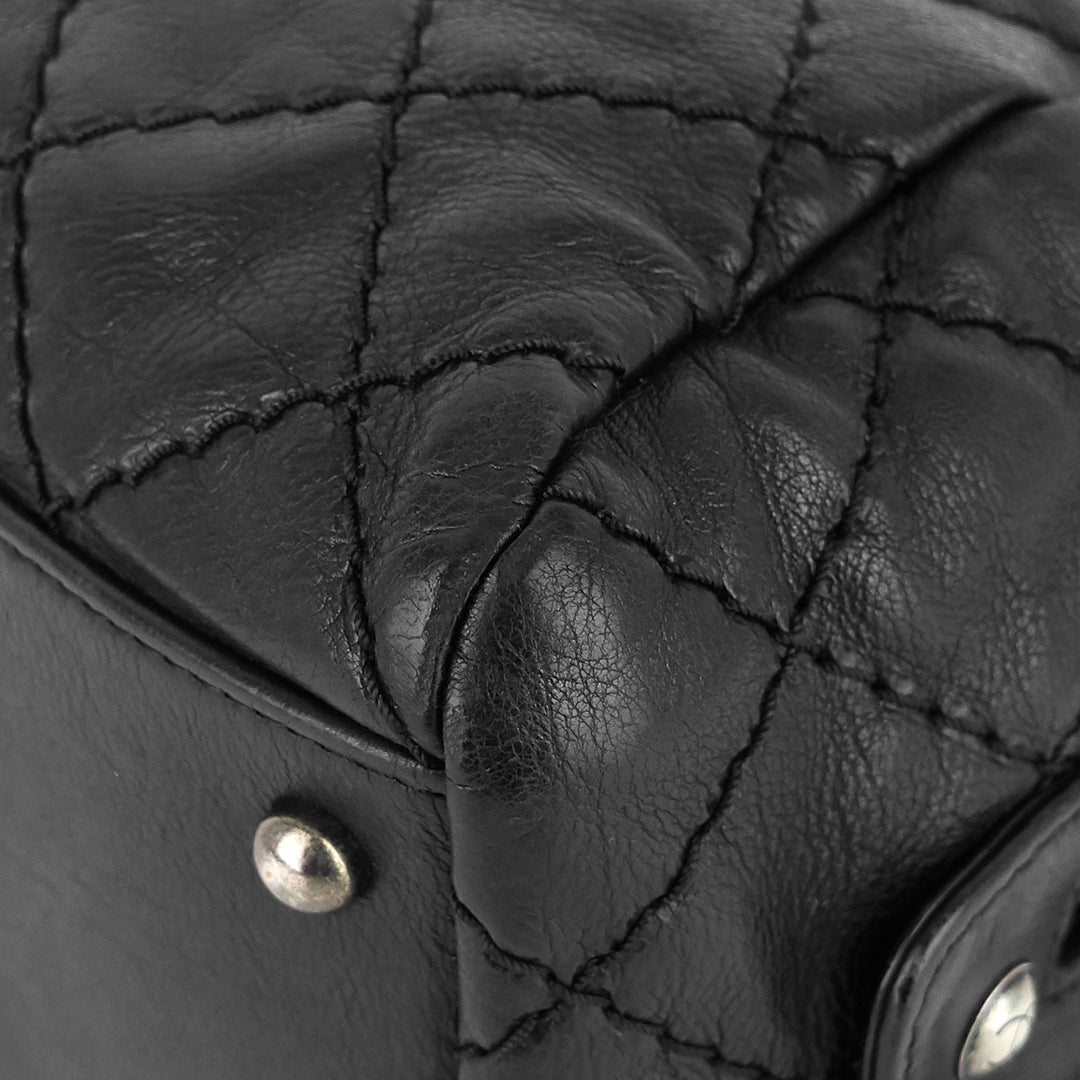 stitch it small calfskin shoulder bag
