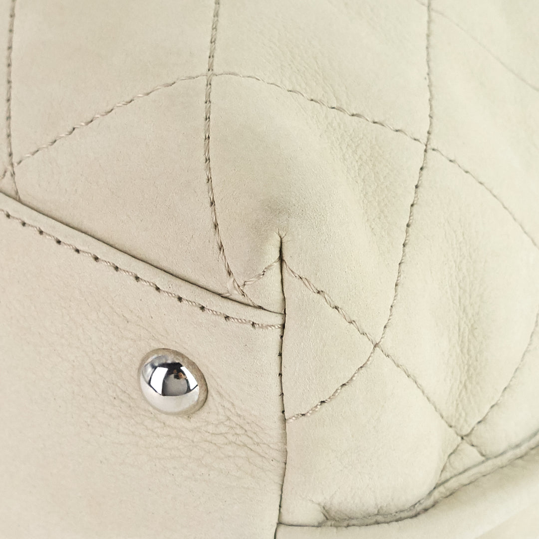 french riviera quilted suede hobo bag
