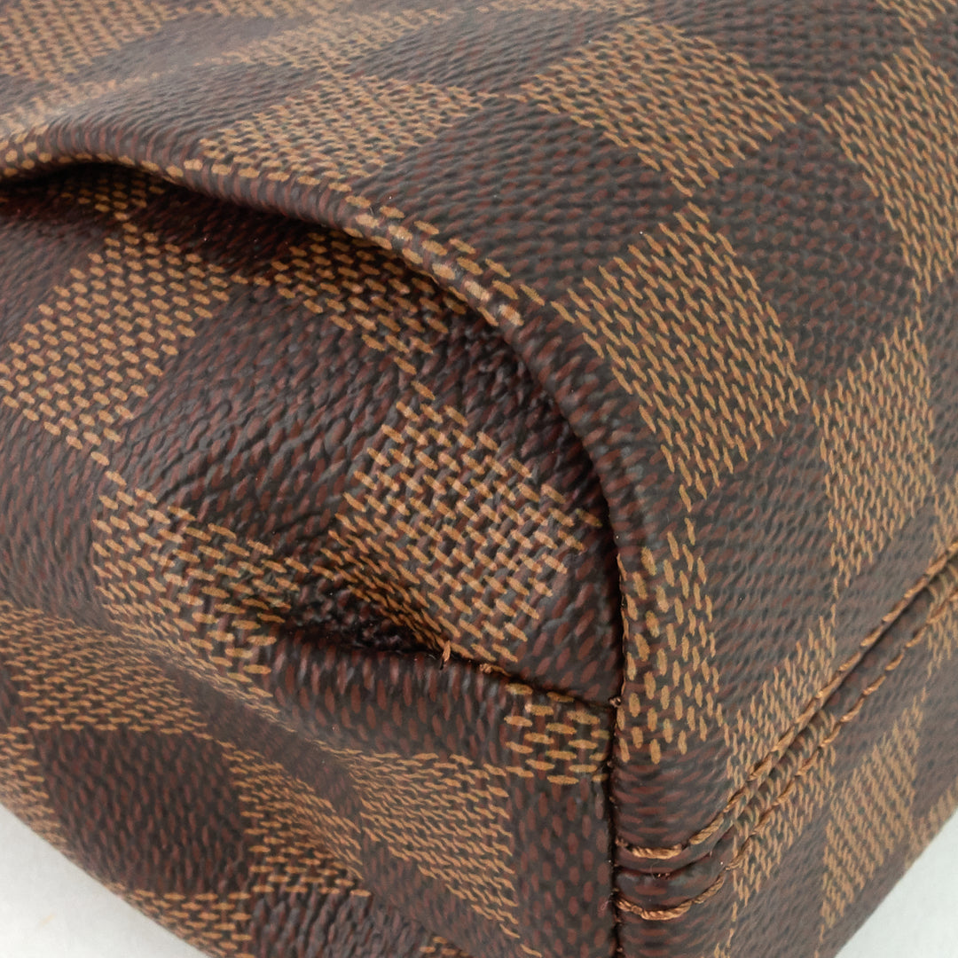croisette damier ebene canvas bag