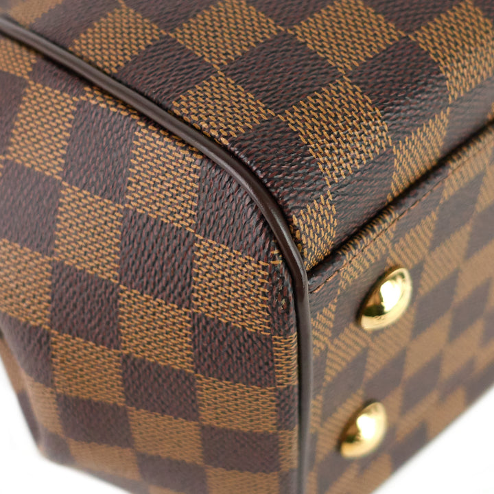 trevi pm damier ebene canvas bag