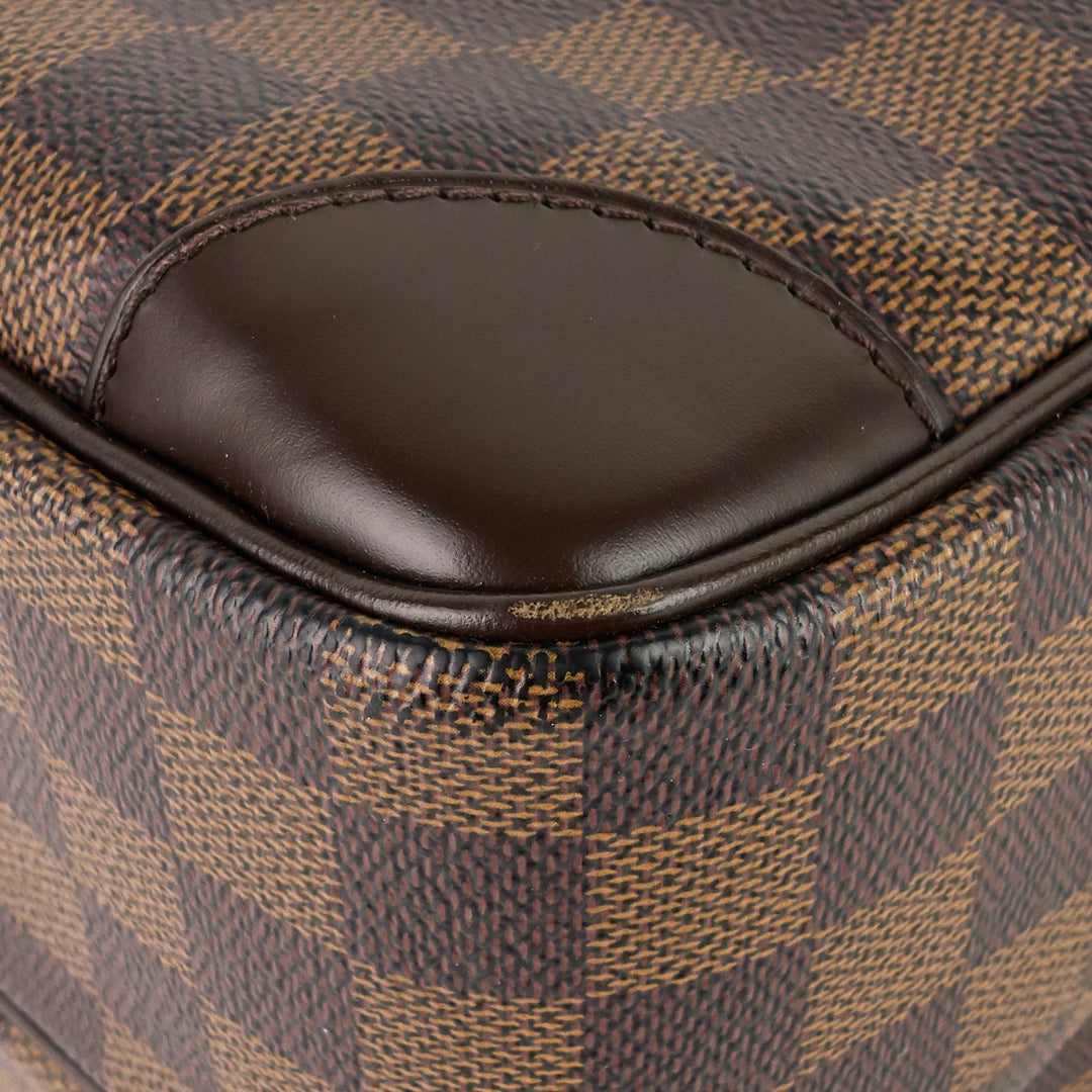 nil 28 damier ebene canvas messenger bag