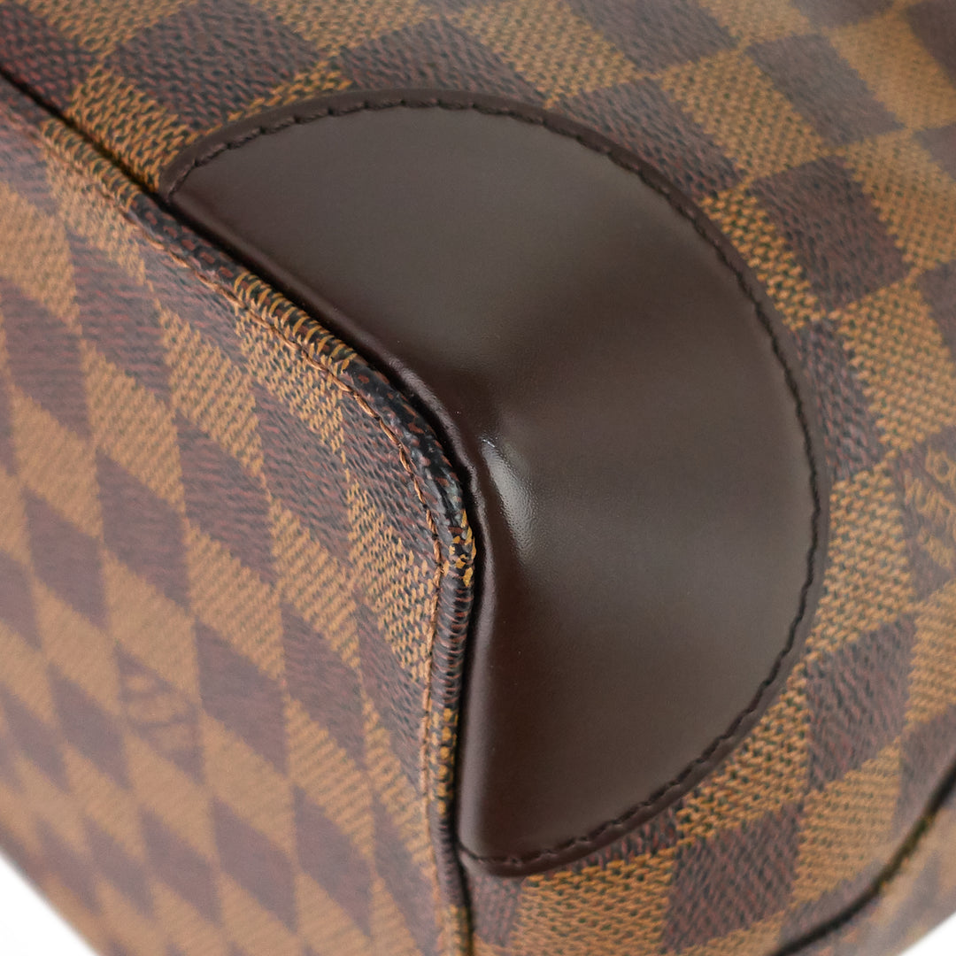 hampstead pm damier ebene canvas bag