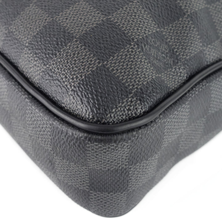 porte-documents voyage pm damier graphite canvas briefcase bag