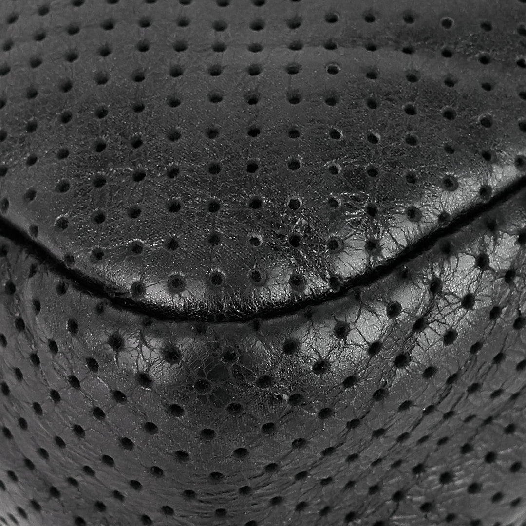 perforated reissue lambskin flap bag