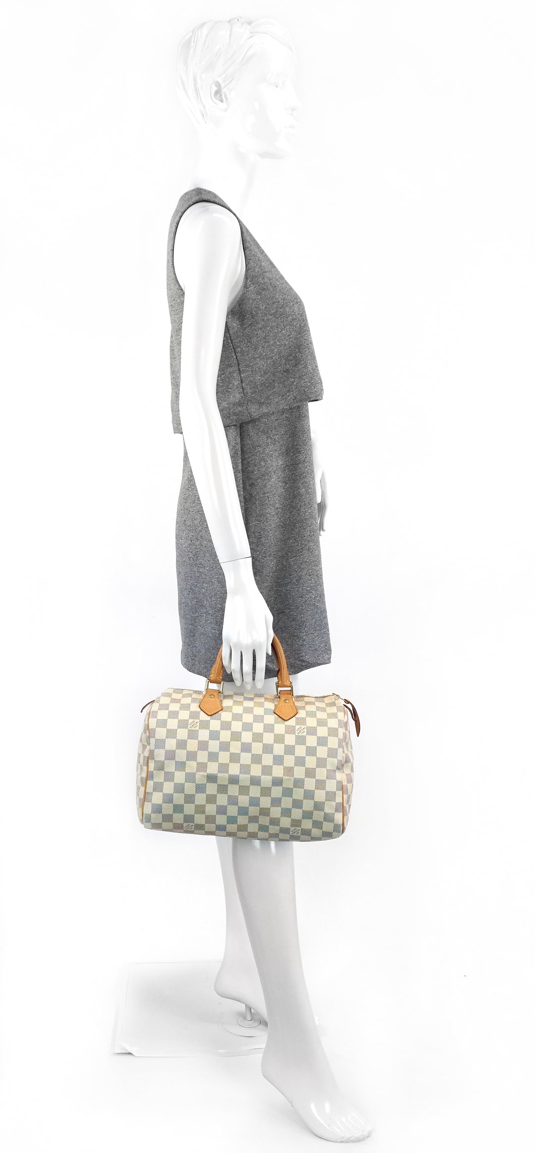 speedy 30 damier azur canvas handbag