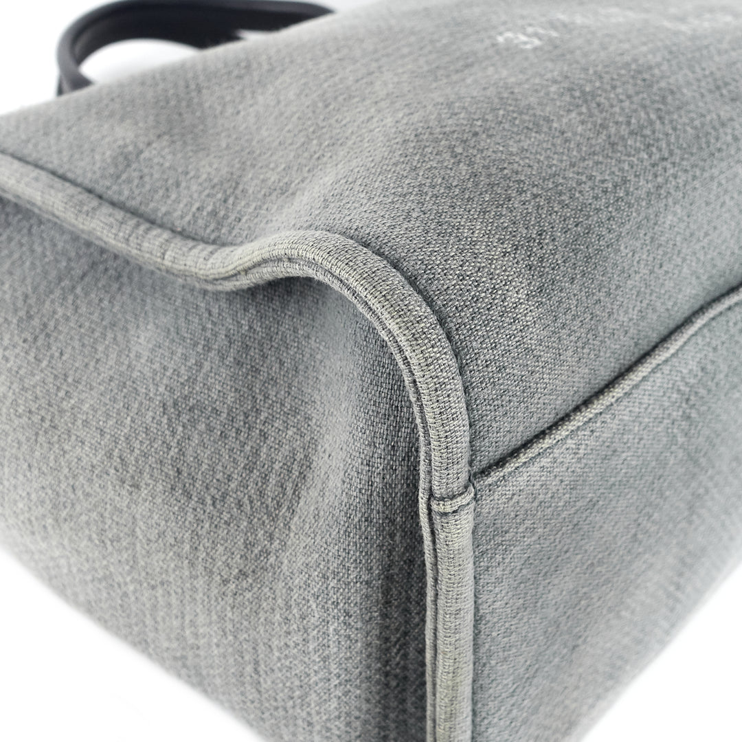 deauville medium canvas shopping tote bag