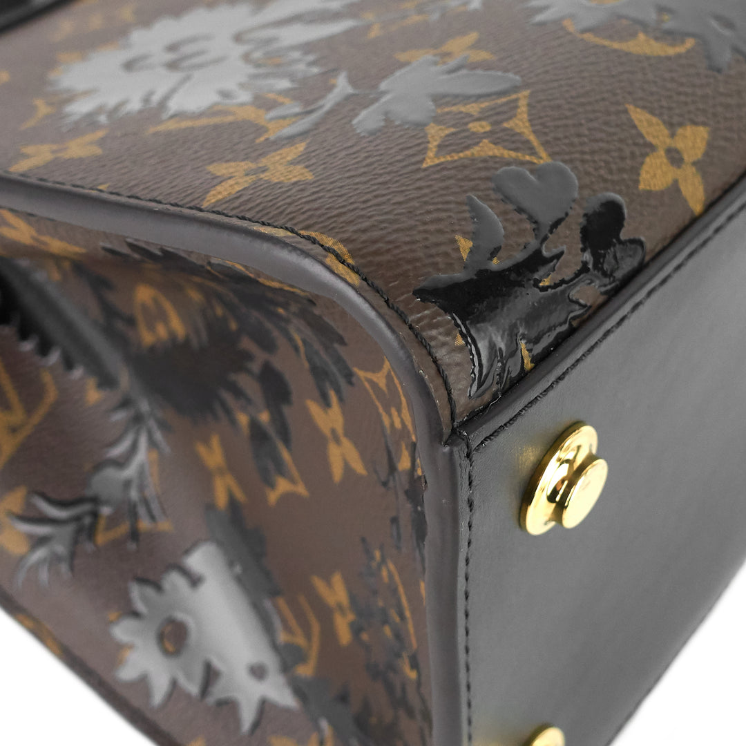city steamer mm monogram blossom canvas bag