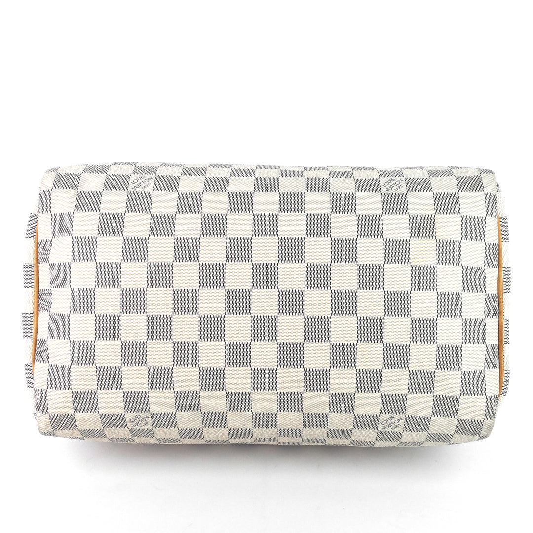 speedy 30 damier azur canvas bag