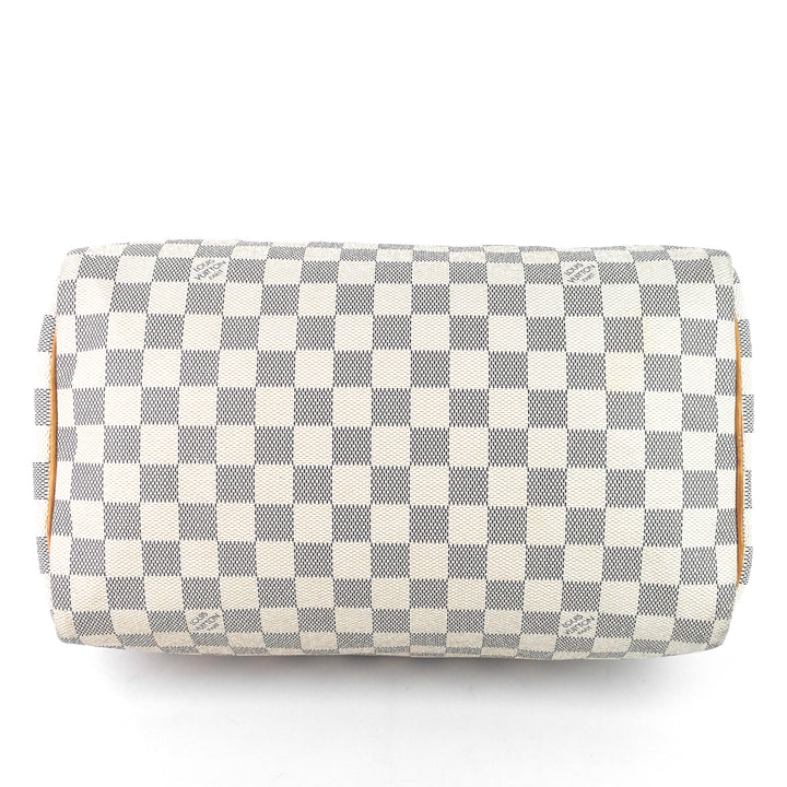speedy 30 damier azur canvas bag
