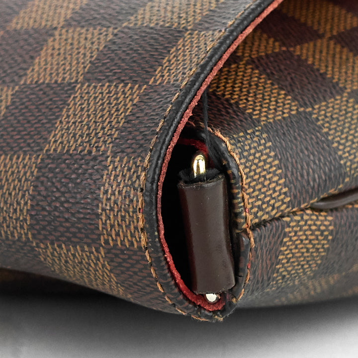 musette salsa damier ebene canvas bag