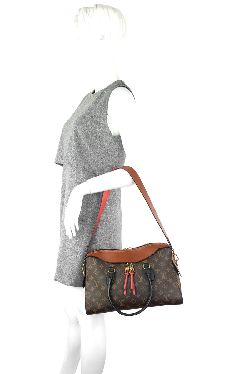 tuileries monogram canvas top handle tote bag