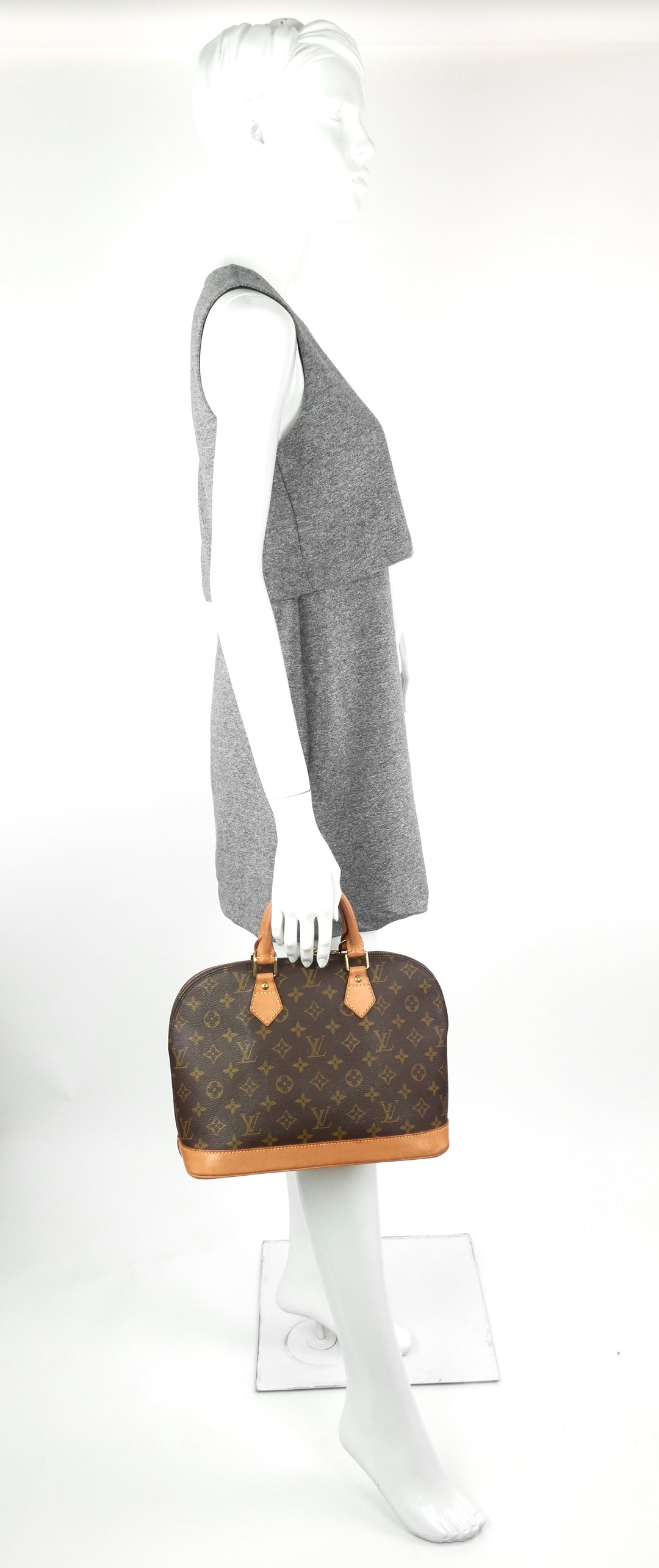 alma mm vintage monogram canvas bag