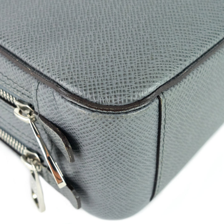 pavel taiga leather clutch bag