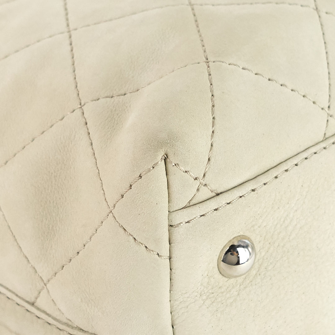 french riviera quilted suede hobo bag