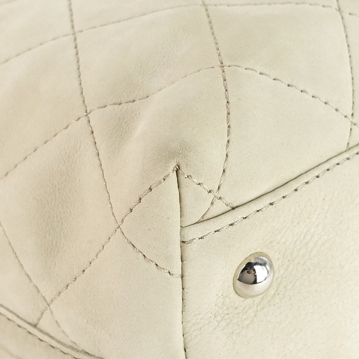 french riviera quilted suede hobo bag