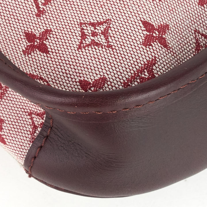 marjorie monogram mini lin canvas bag