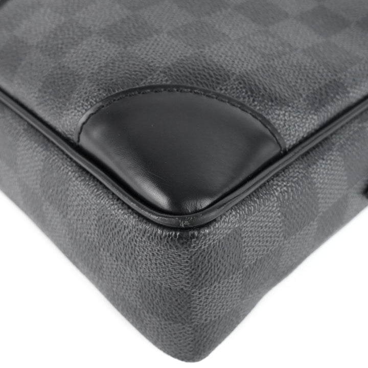porte-documents voyage gm damier graphite canvas briefcase bag
