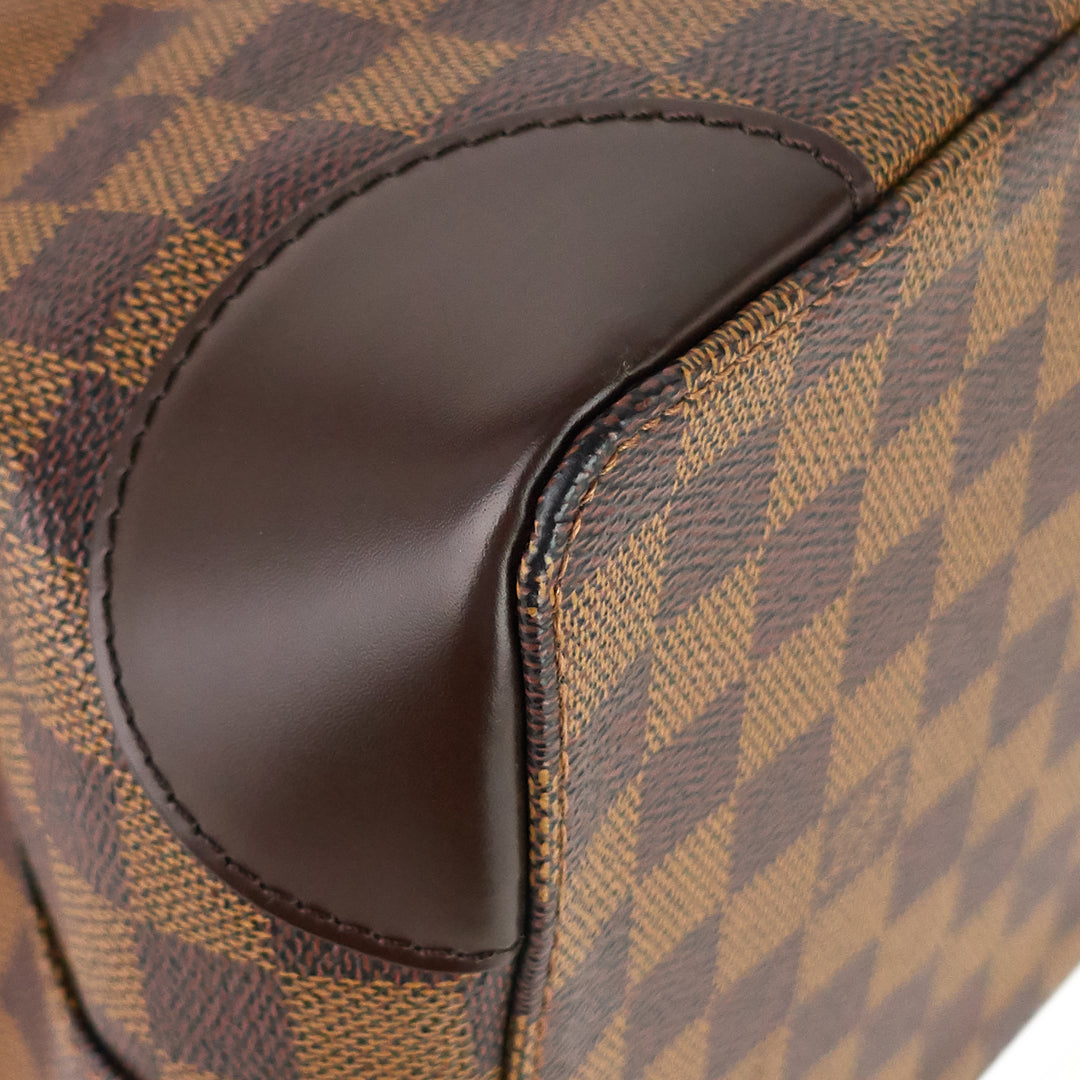 hampstead pm damier ebene canvas bag