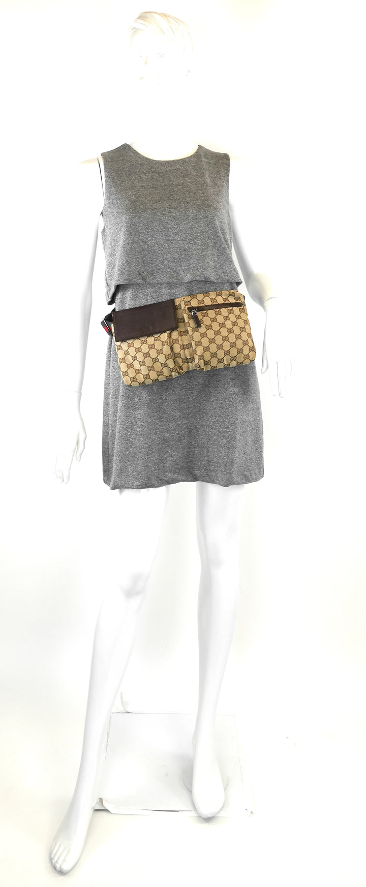 monogram canvas belt bag