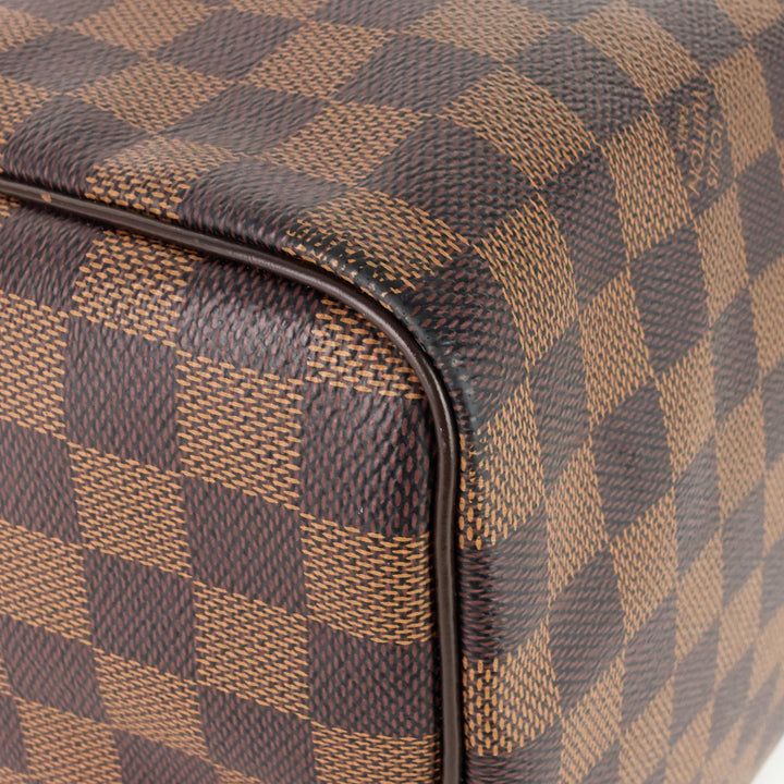 speedy 30 damier ebene canvas bag