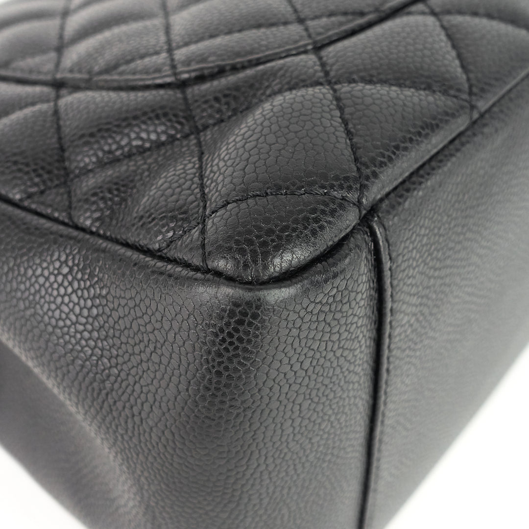 grand shopping tote gst caviar leather bag