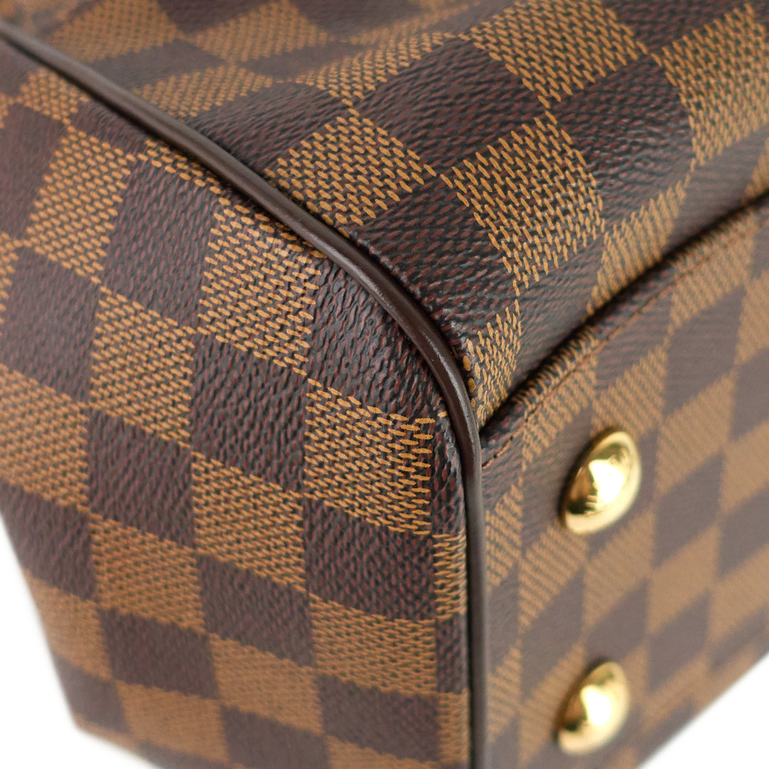 trevi pm damier ebene canvas bag