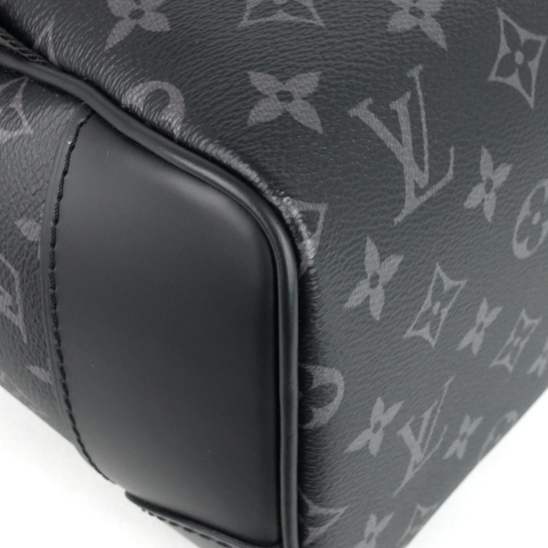 steamer monogram eclipse canvas backpack