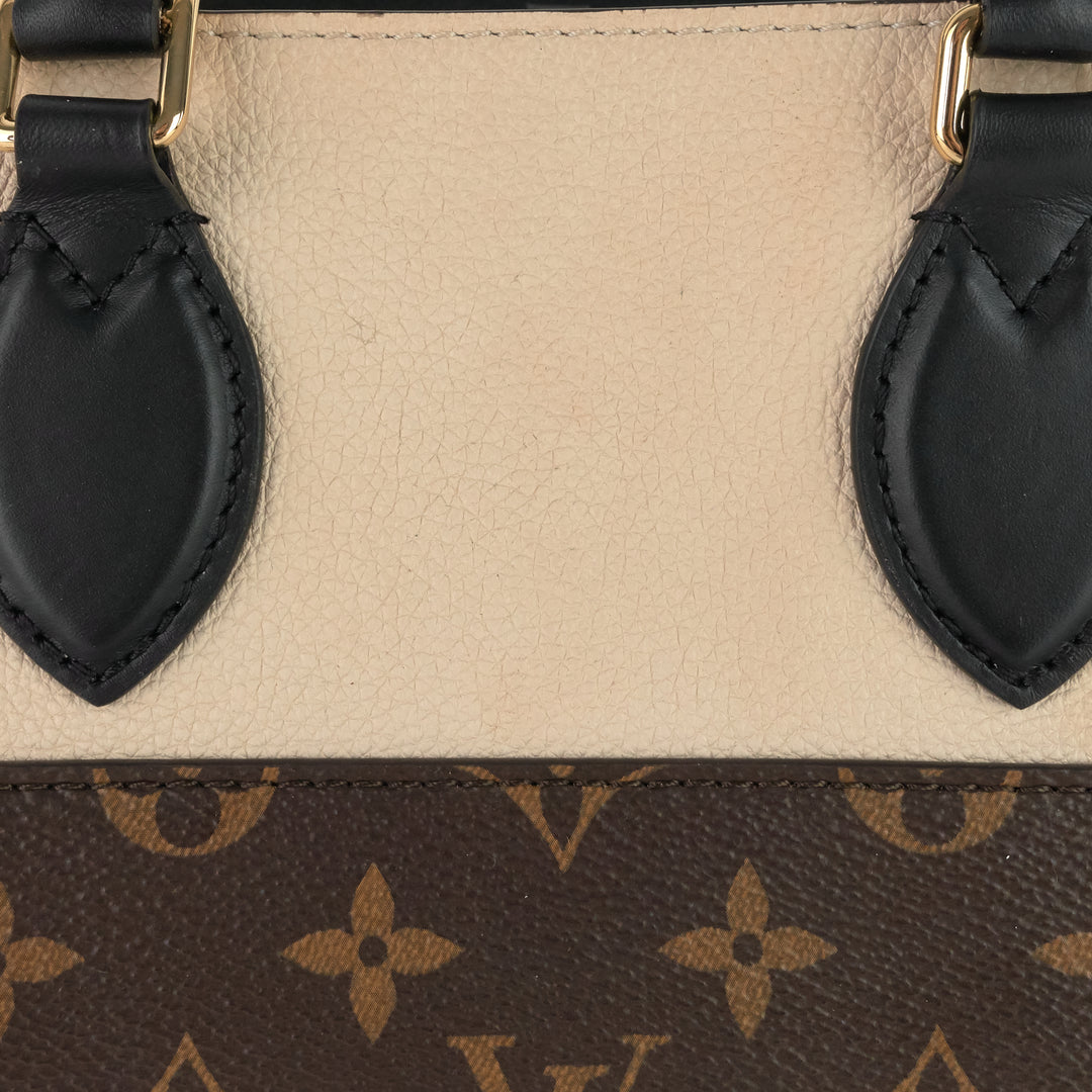 fold pm monogram canvas tote bag