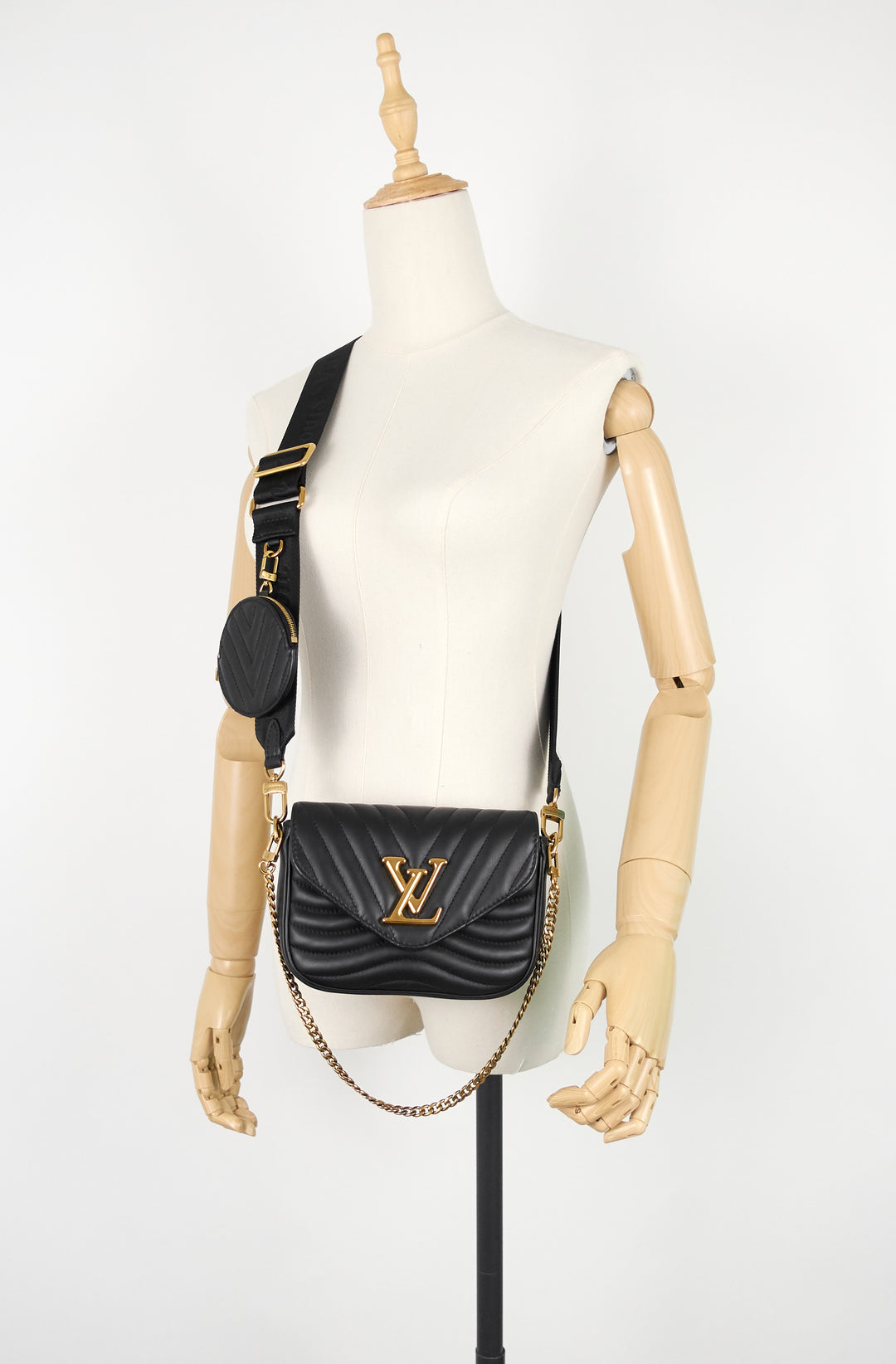 new wave multi-pochette cowhide leather bag