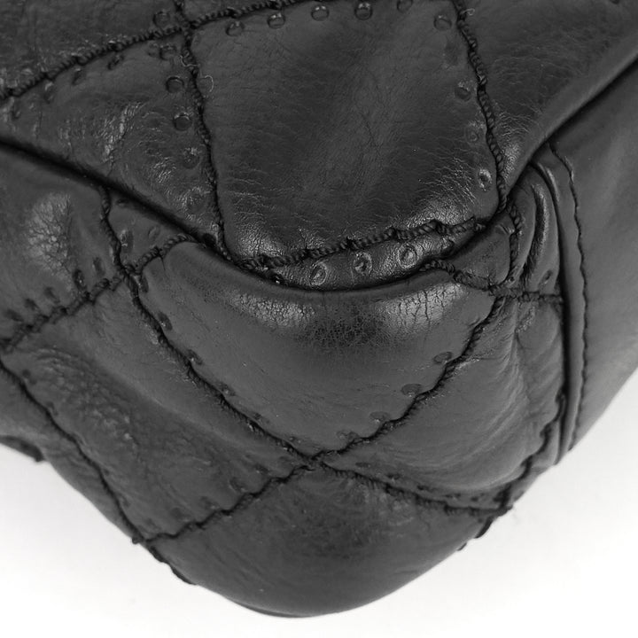 retro chain medium calfskin flap bag