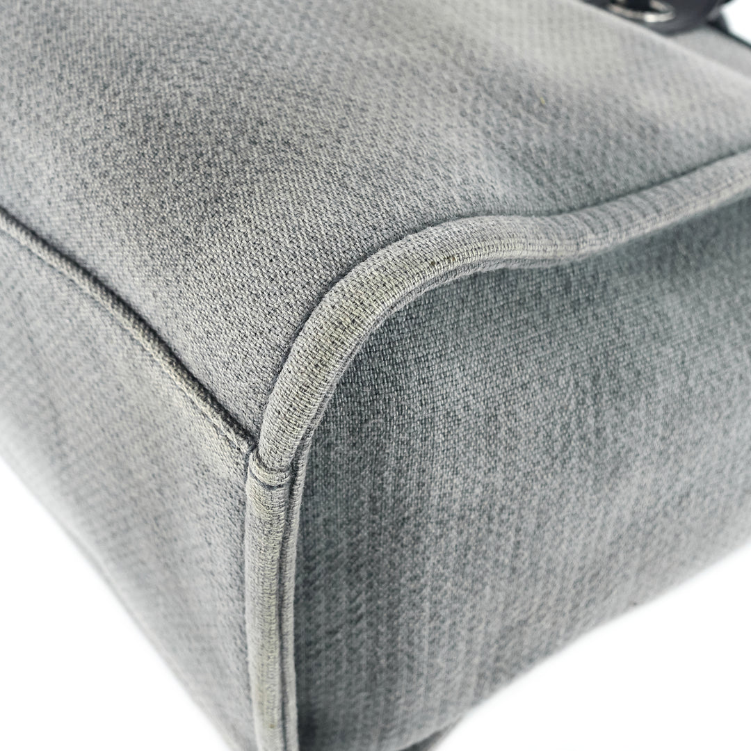deauville medium canvas shopping tote bag