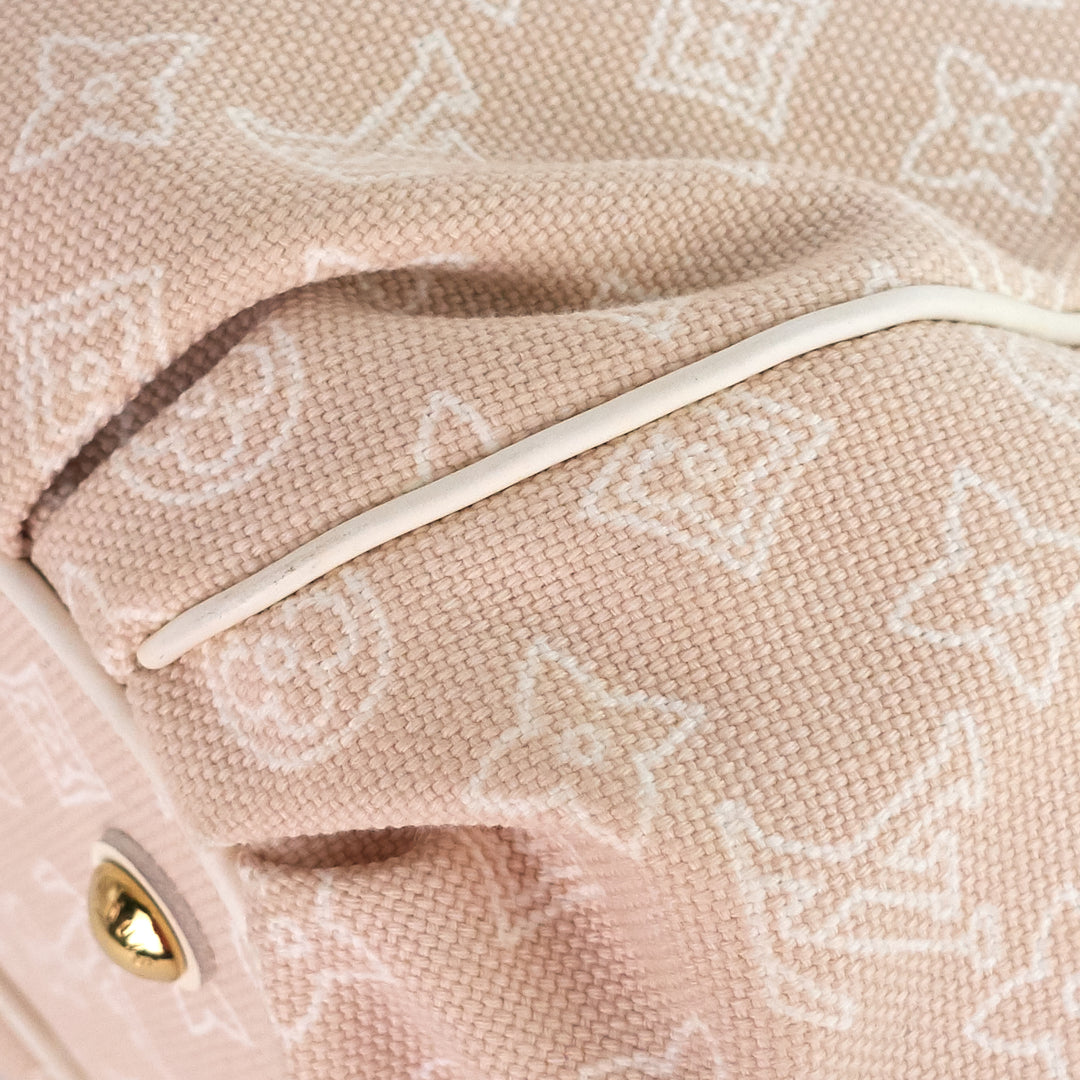 cabas ipanema gm sable monogram canvas tote bag