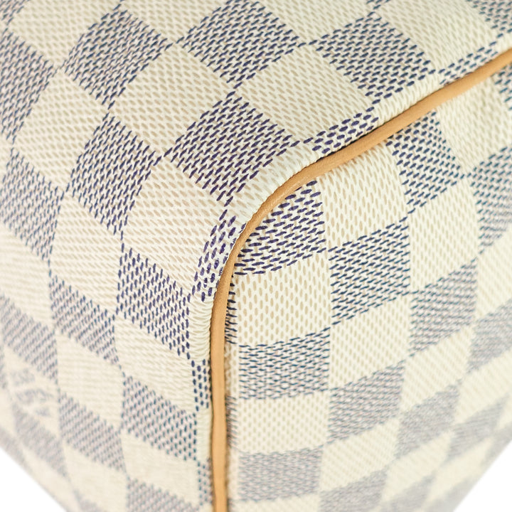 speedy 25 damier azur canvas bag