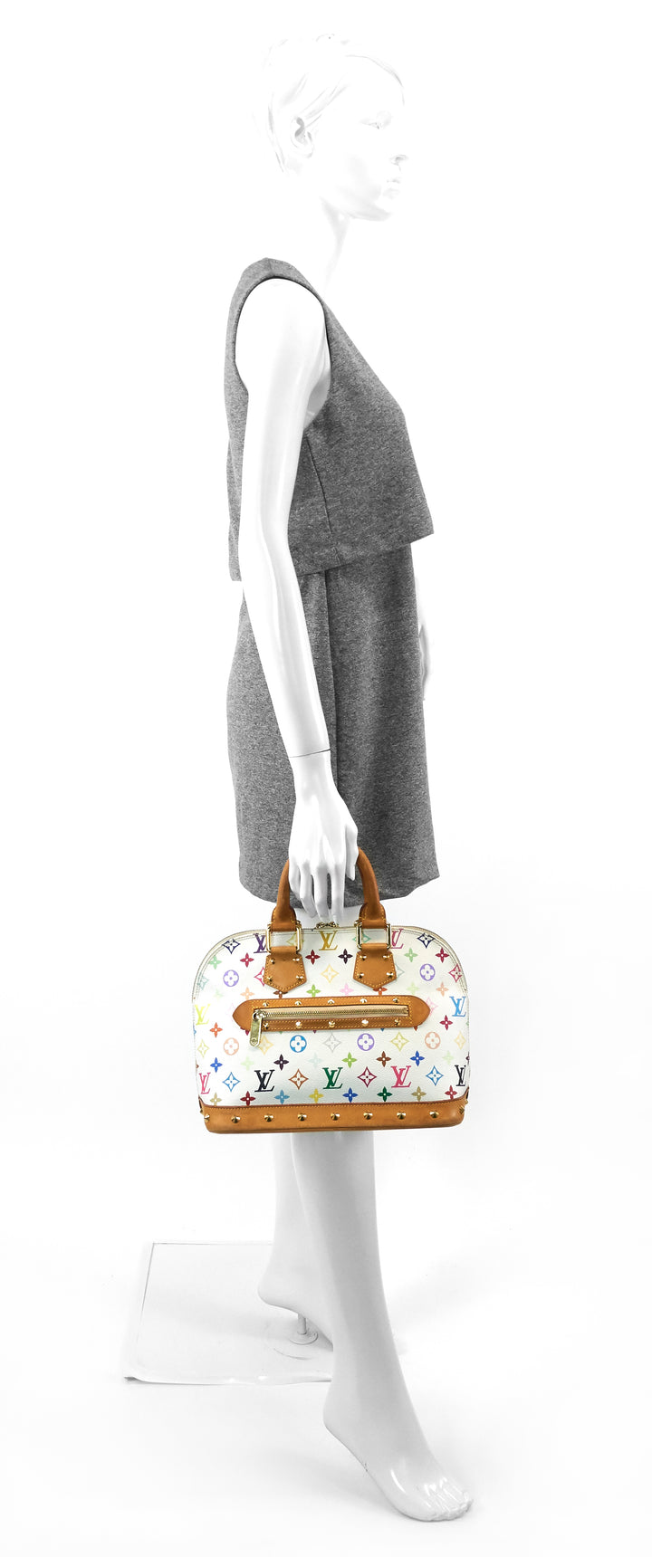 alma monogram multicolore canvas bag