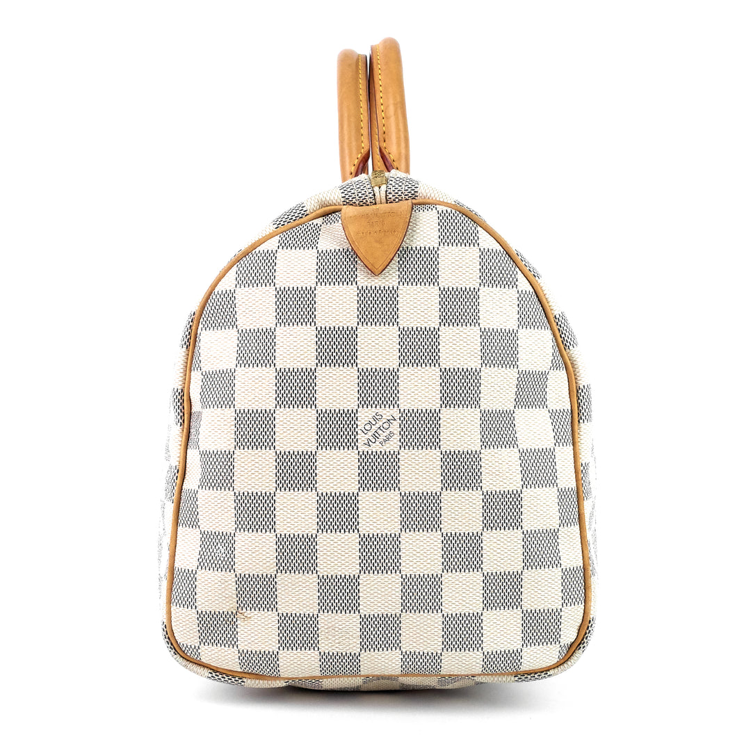 speedy 30 damier azur canvas bag