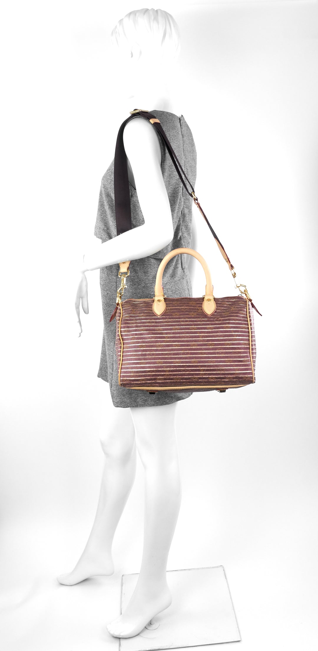 eden speedy bandoulière 30 canvas handbag