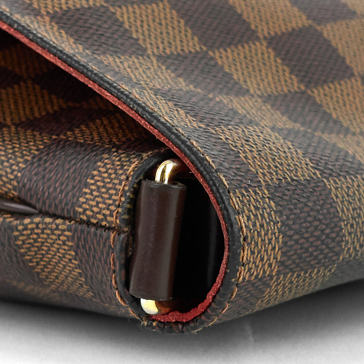 musette salsa damier ebene canvas bag