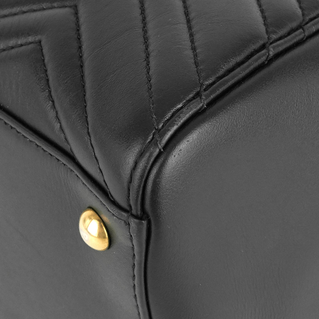 marmont medium matelassé calfskin tote bag