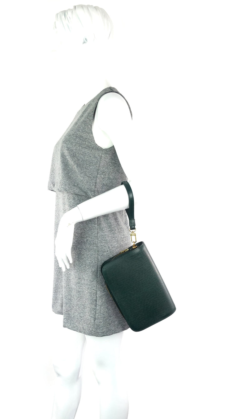 pochette baikal epicea taiga leather bag