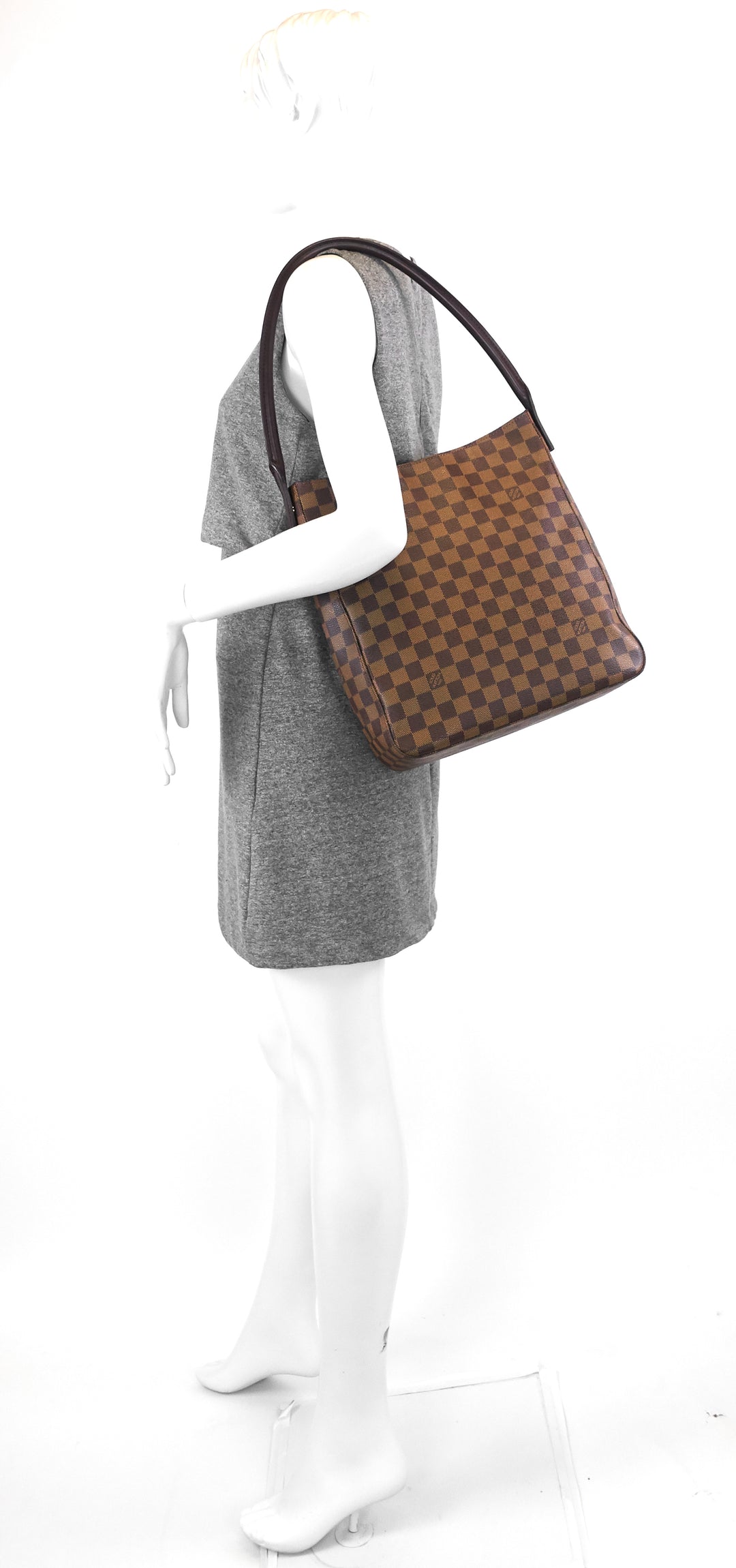 looping gm damier ebene canvas bag